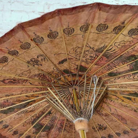 ร่มกระดาษจีน ร่มเชียงใหม่ รัศมี17 นิ้ว-1