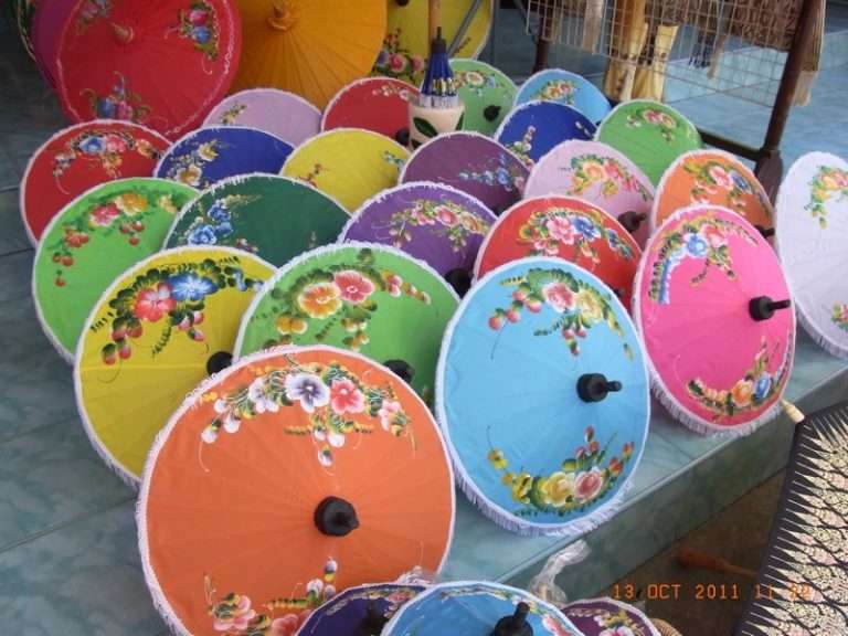 ร่มผ้าแพร00015